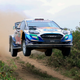 French Ford driver Adrien Fourmaux and co-driver Renaud Jamoul in action.